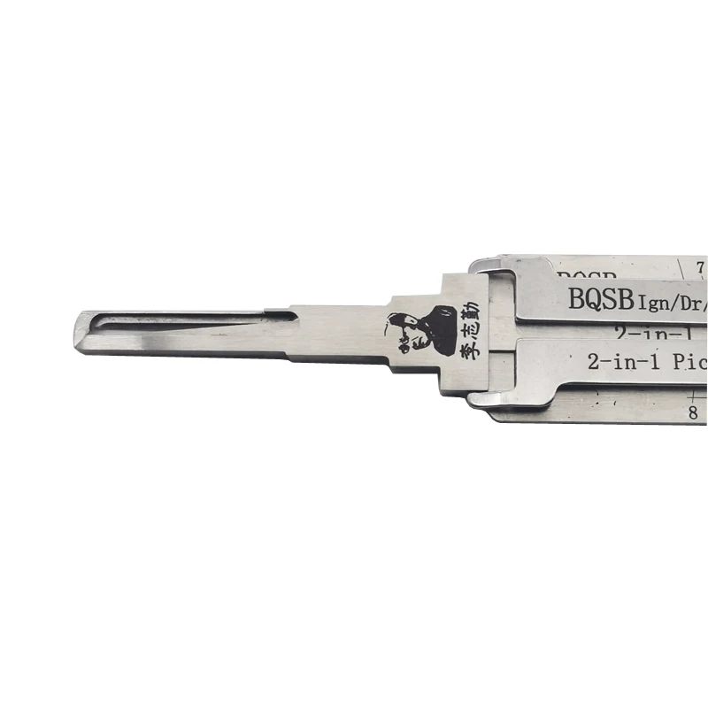 Оригинальный Автомобильный Дверной замок Lishi BQSB 2 в 1 декодер инструмент для разблокировки