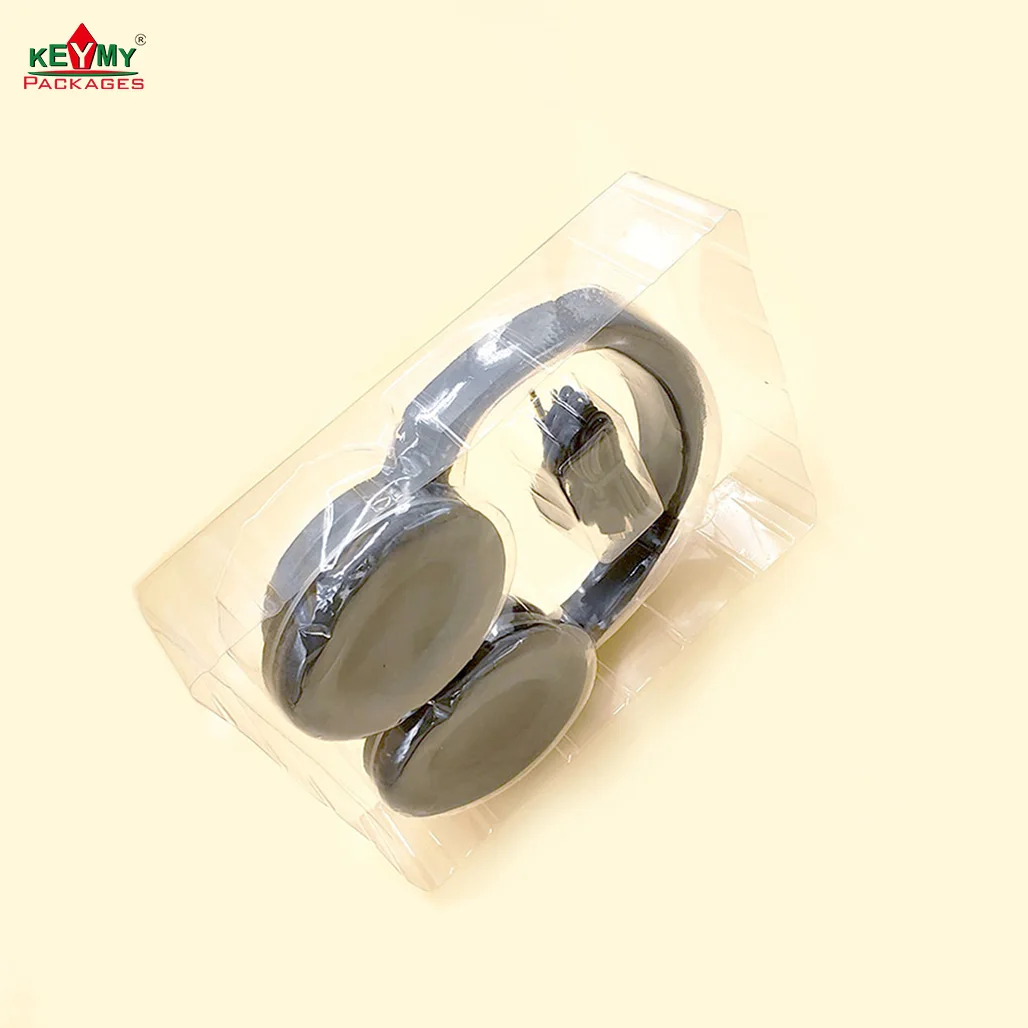 Hot sale customized white blister tray tray with paper box for headset in Shenzhen