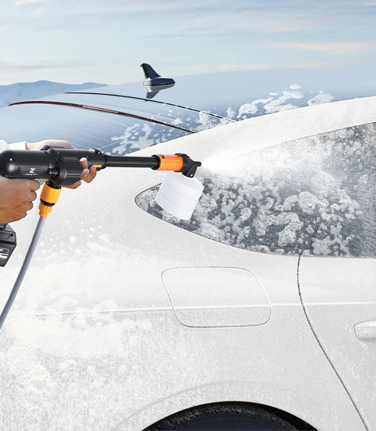 Rechargeable Multifunction High Pressure Portable Car Wash Gun Car Washing Machine Water Spray Gun