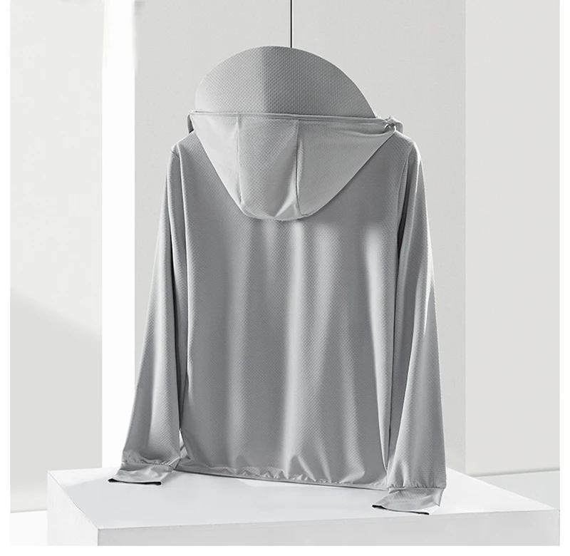 New trendy custom logo women sunscreen shirt hoodie sun block coats Cloak style uv jacket