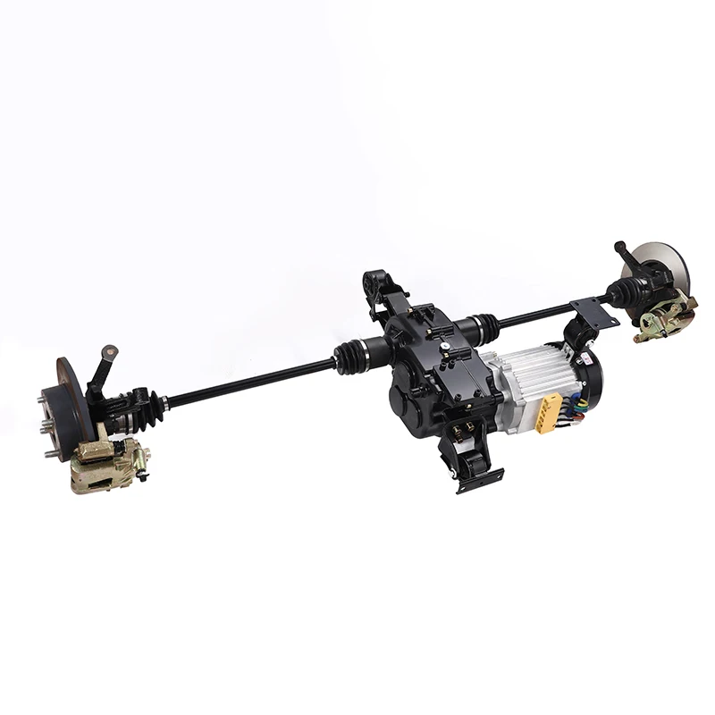 Three speed dc motor with independent suspension  for 2 ton Electric tricycle