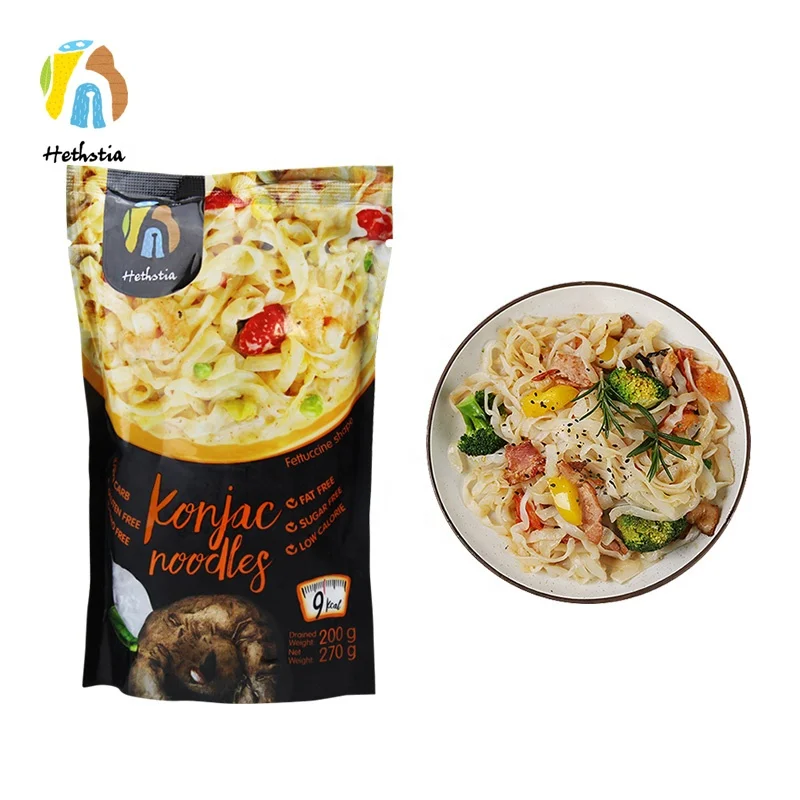 Wholesale instant halal konjac shirataki noodles nouilles low carb pasta products malaysia