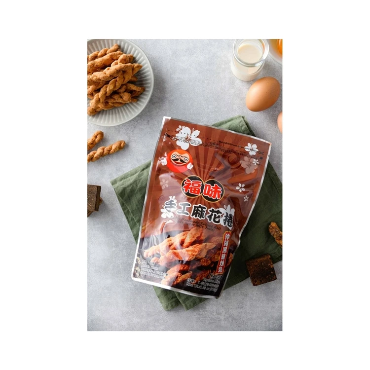 New design best selling supplier Dry food cereals twisted rolls flour  palm oil sucrose  biscuits and snacks