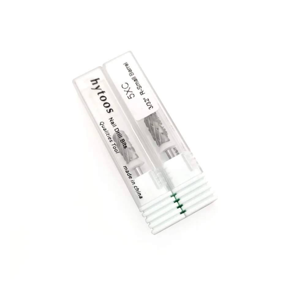 HYTOOS Round Top Small Barrel Carbide 5XC Nails Drill Bit Remove Thick Gel Manicure Drills Accessories Tool Supplier