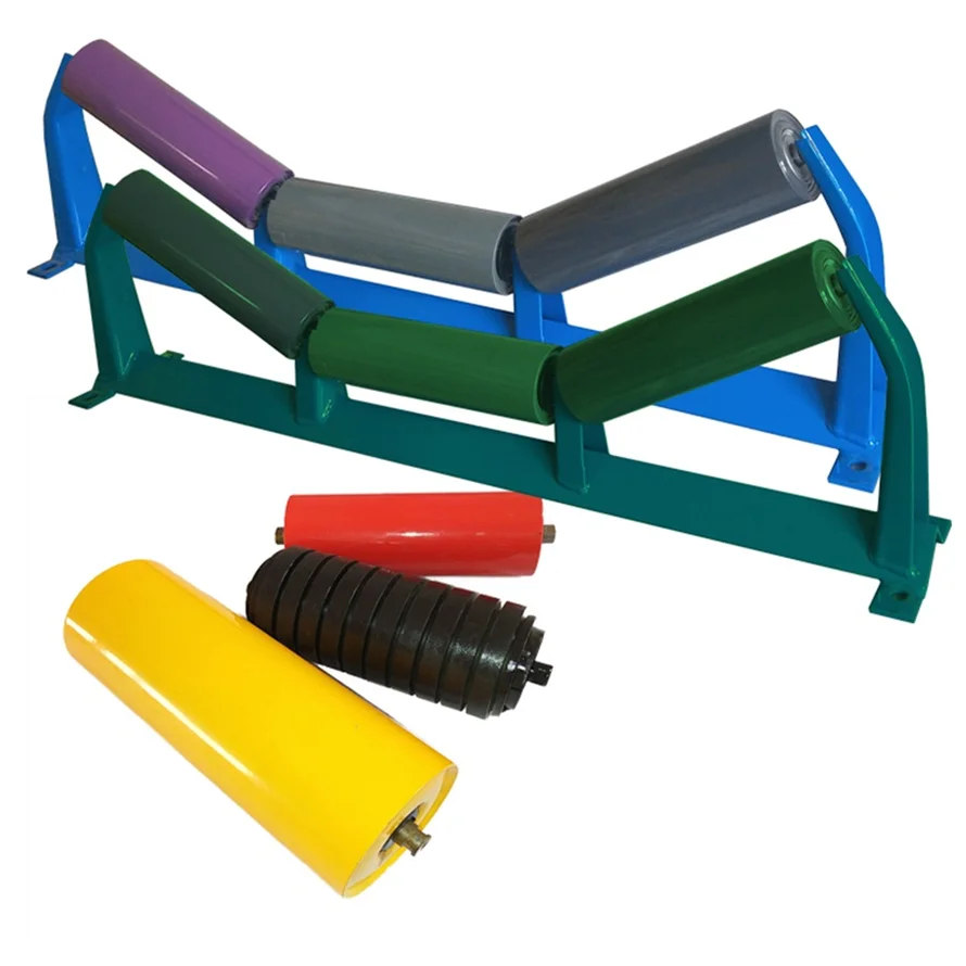Professional Production Belt Conveyor Components Conveyor Roller Conveyor Idler Steel Roller