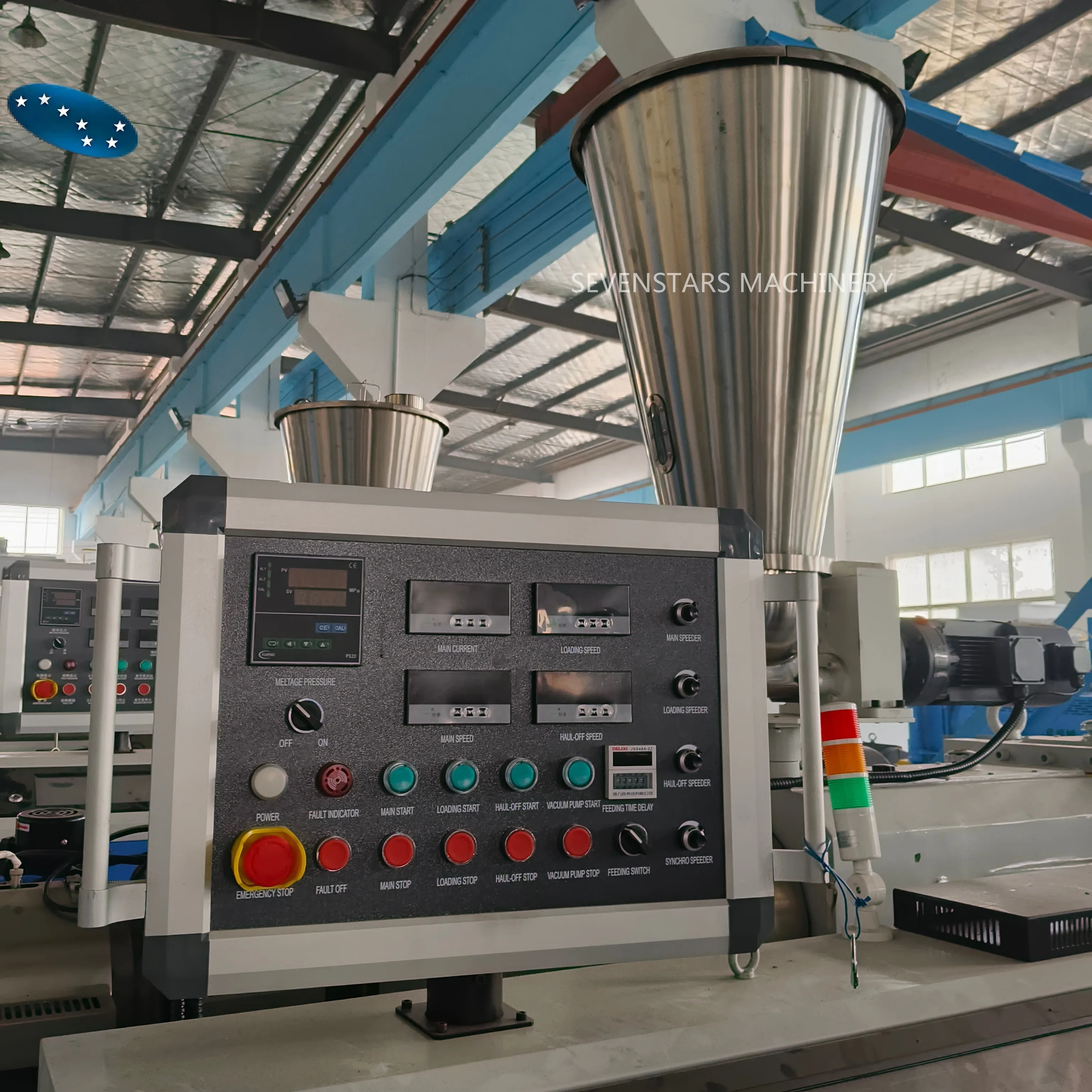 high quality SJSZ series double screw extruder PVC pipe making machine