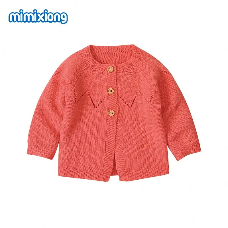 
High Quality 1 Year Baby Girl Fashion Boutique Clothes Clothing Kids Baby Little Girls Fall Cardigans Sweater 