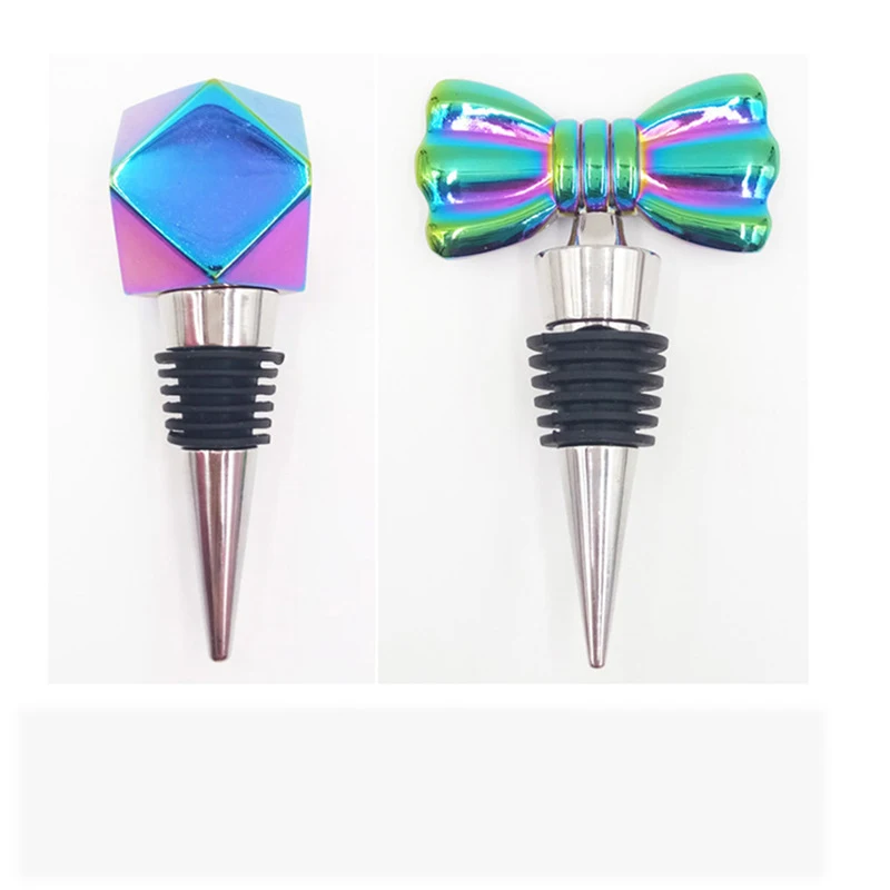 Manufacture Wholesale Custom Logo Wine Bottle Stopper Stainless Steel Red Wine Stoppers
