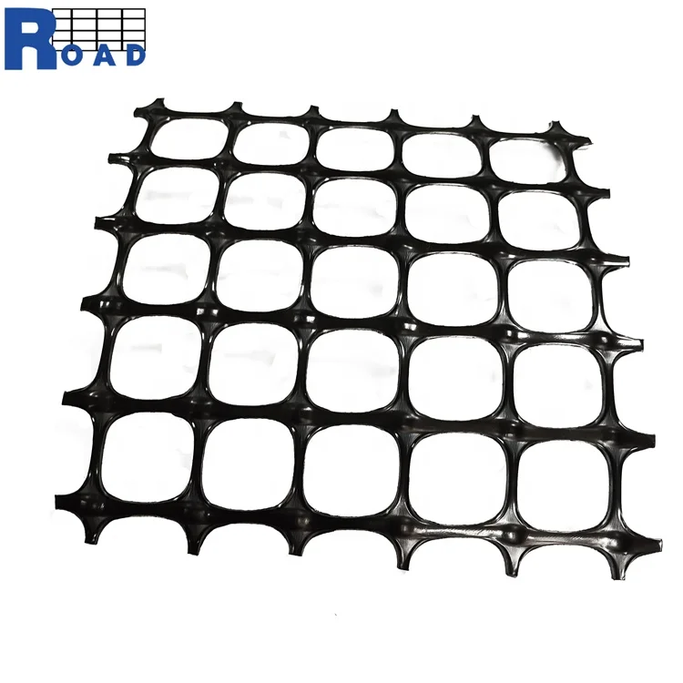 PP multiaxial biaxial geogrid for driveway and railways