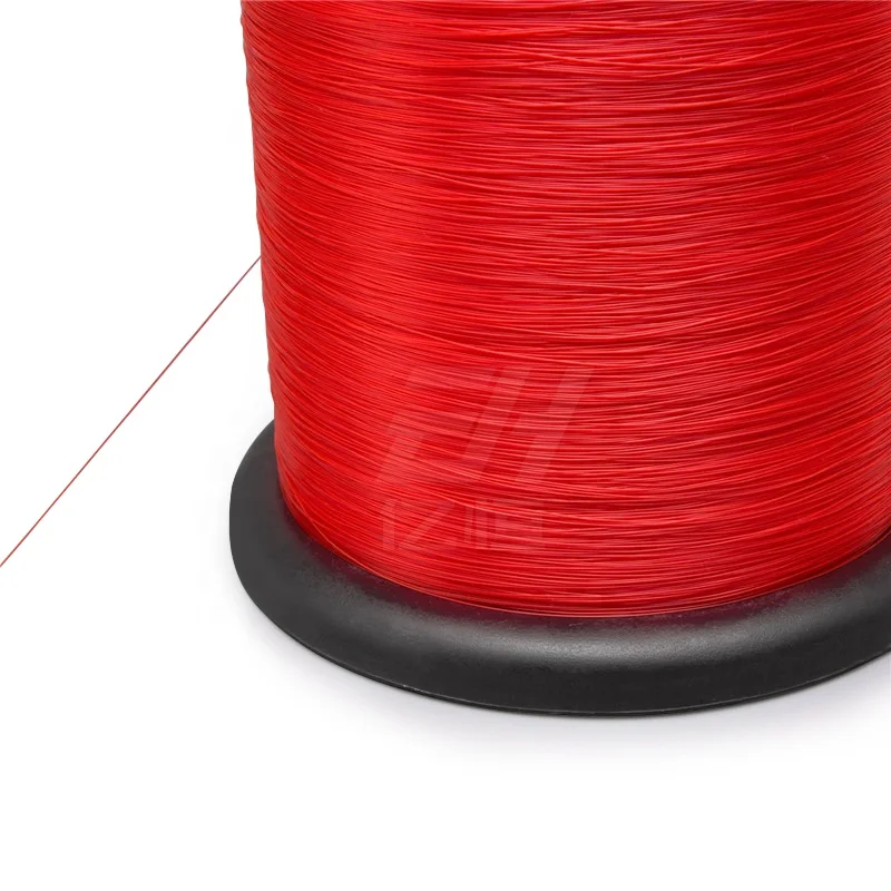 0.25mm Red color HDPE Monofilament Yarn for PE braided Rop