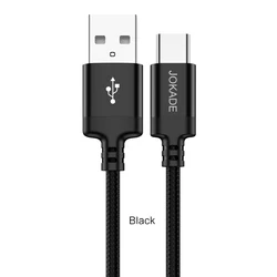 KAKUSIGA&JOKADE 2023 hot selling 2m long USB braided wire data cable smart  fast charging Data Cable