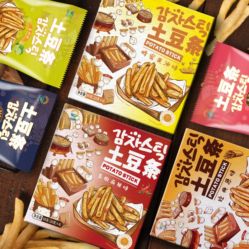 JIUR New Flavours Original raw-cut flavours Potato Stick casual binge-watching snacks  for sale
