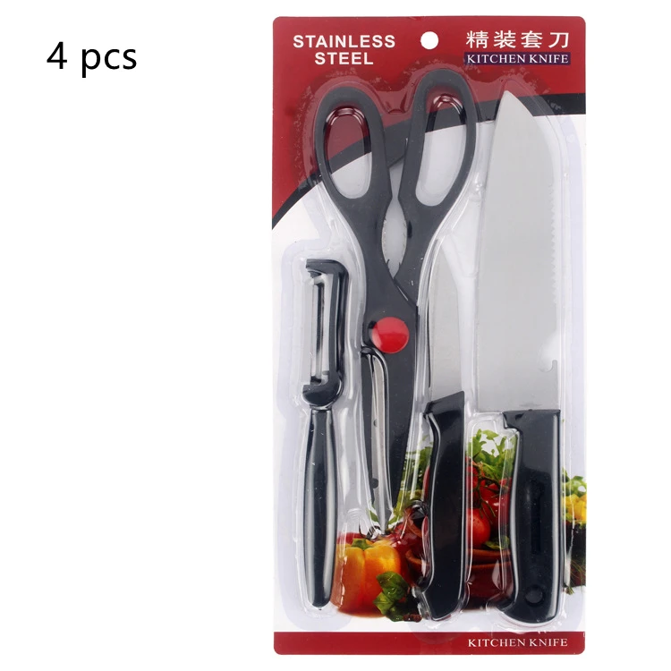 Popular Wholesale Kitchen Knife Set 8-piece Cheap Promotional Gifts Stainless Steel Chef Knife Set