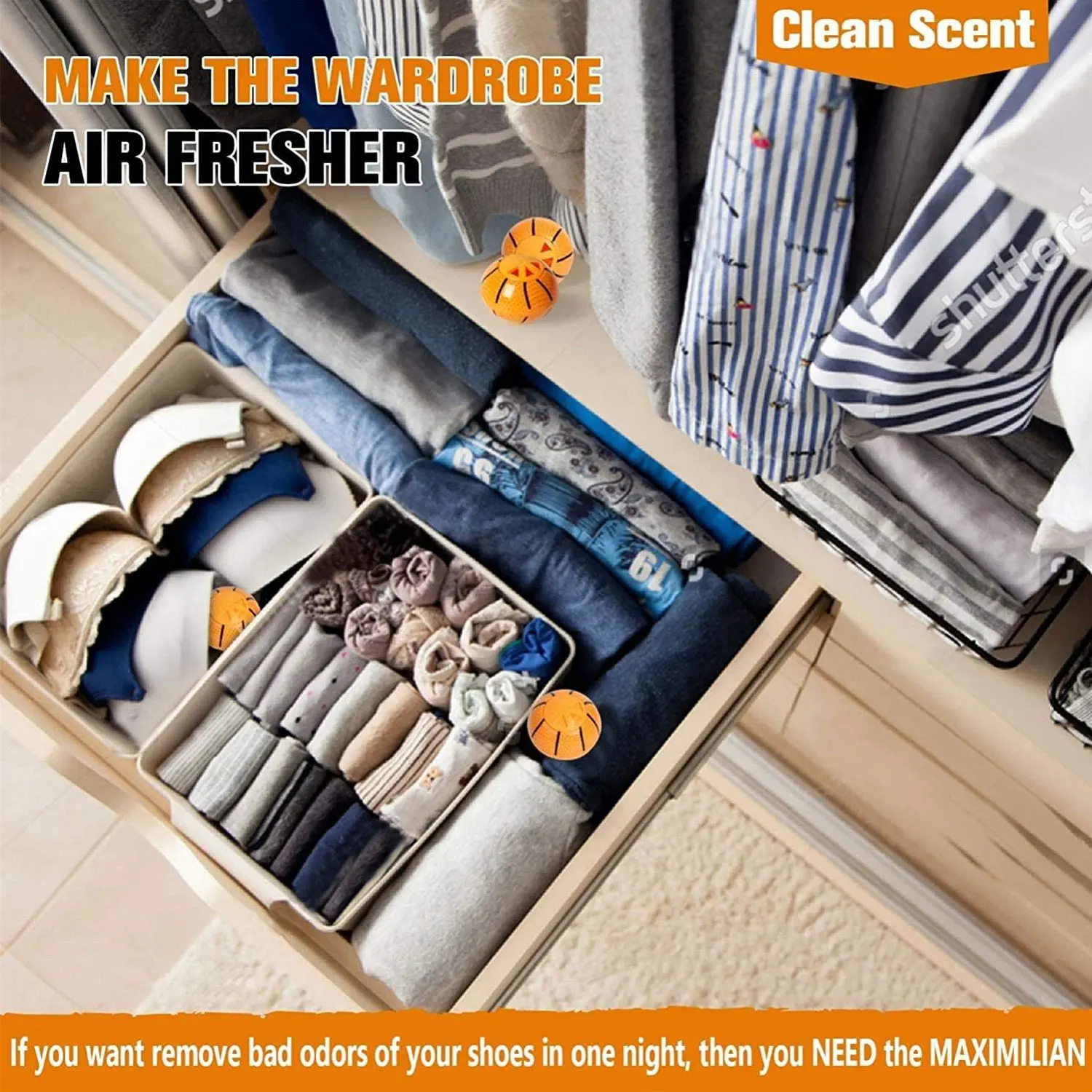 Factory Wholesale 6 In 1 Odor Eliminator Sneaker Freshener Deodorant Ball Shoes Deodorizers