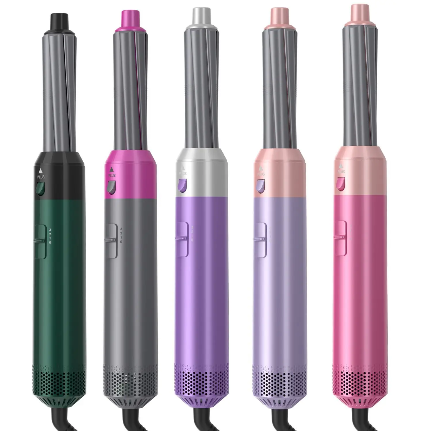 Оптовая продажа, пользовательский высокоскоростной мотор, горячая щетка для волос, профессиональный фен для волос, 5 в 1, Плойка для укладки волос