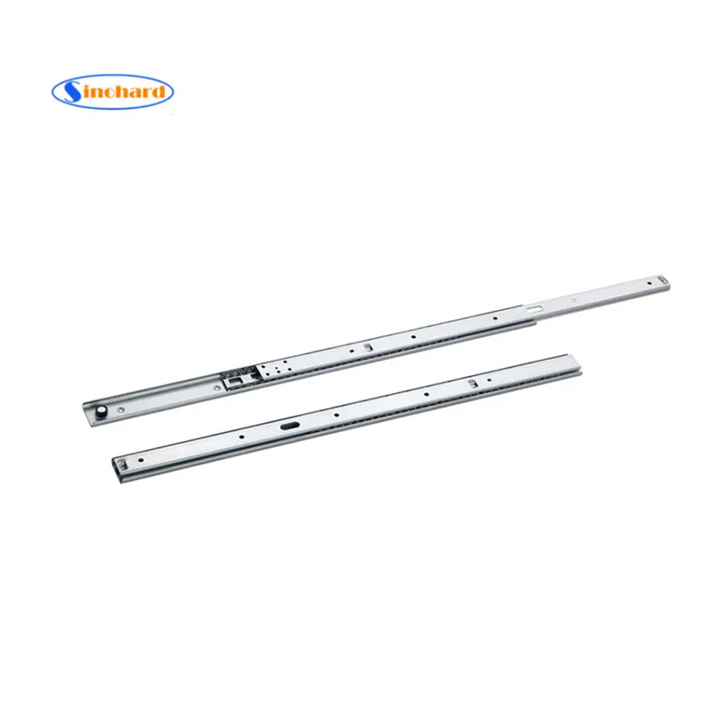 Heavy one-way guide rail table slide hardware extendable tables extension table rail