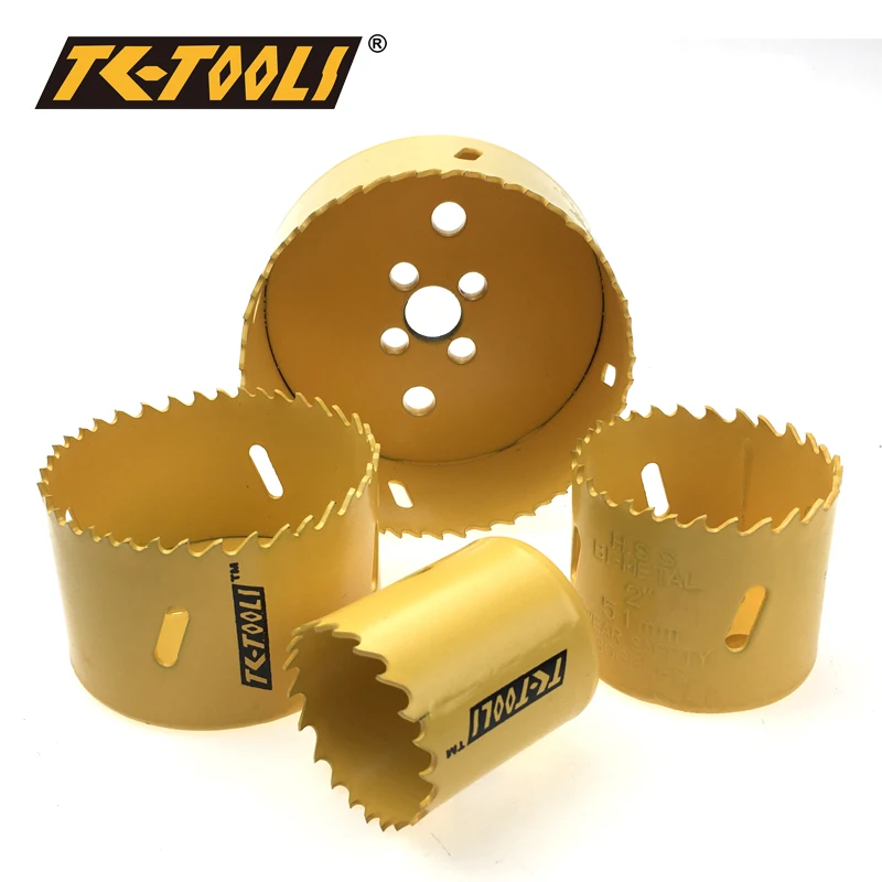 M3 M42 HSS Bi-metal Holesaw Cutter  Bi Metal Hole Saw For Metal Wood Plastic Sheet