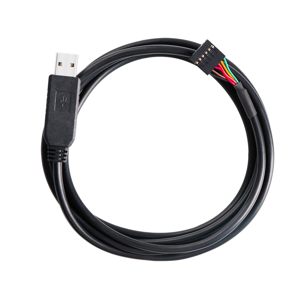 FTDI USB к TTL серийный 5V адаптер переменного тока Кабель 6 Pin 0,1 дюймов шаг муфтовый стыковочный переводник заголовок UART IC FT232RL чип Windows 10, 8, 7, Linux, MAC
