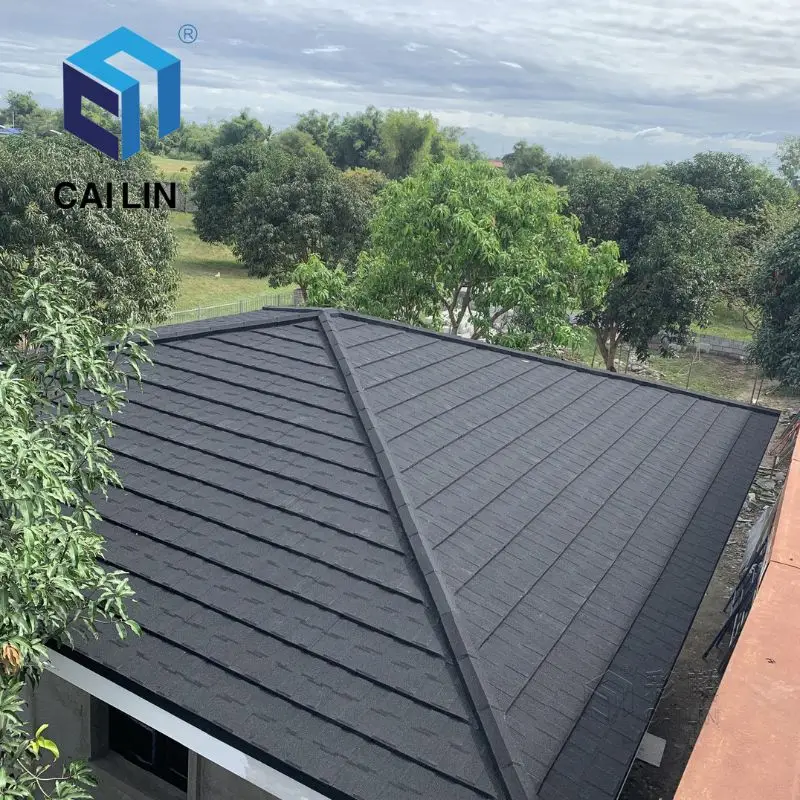 USA High Quality 50 Years Warranty Metal Building Materials Terracotta Roof Tiles Stone Coated Roofing Shingles For Outdoor