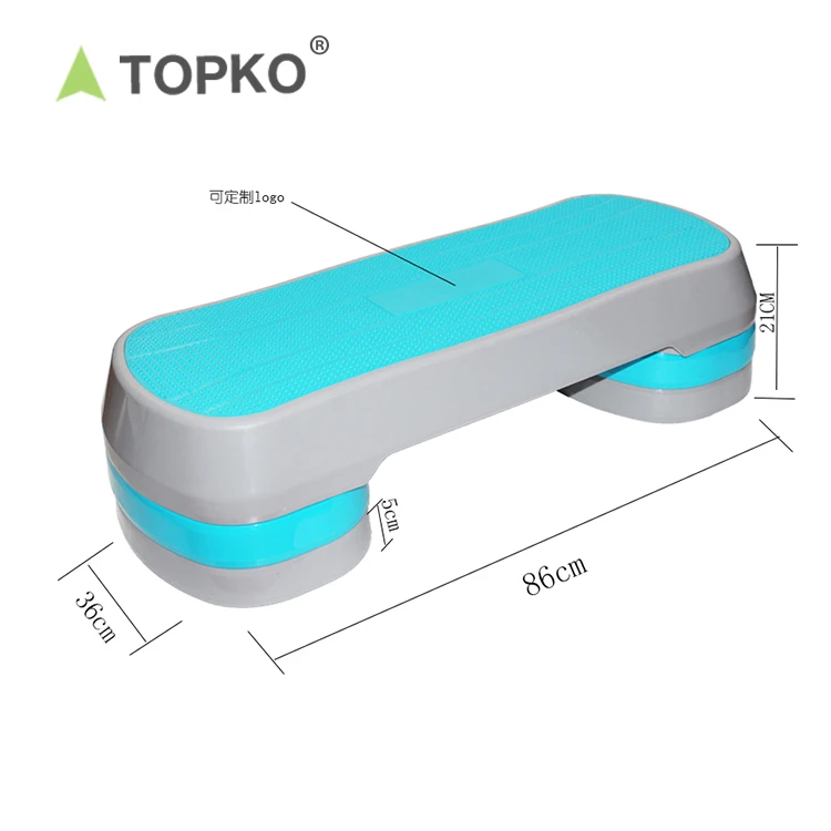 TOPKO Home Gym Equipment Exercise Used Adjustable Quality Aerobic Step