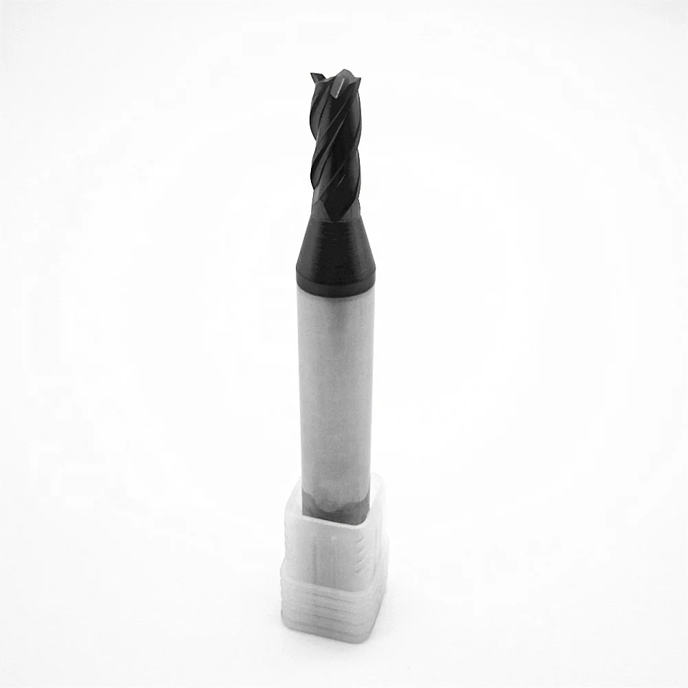4 Flutes Tungsten Ball Nose End Mill CNC Milling End Mill Single Flute Carbide End Mill For Metal Cutting