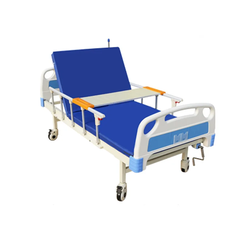 
Cheap prices all dimensions 2 cranks manual hospital bed furniture with side rails for sale 