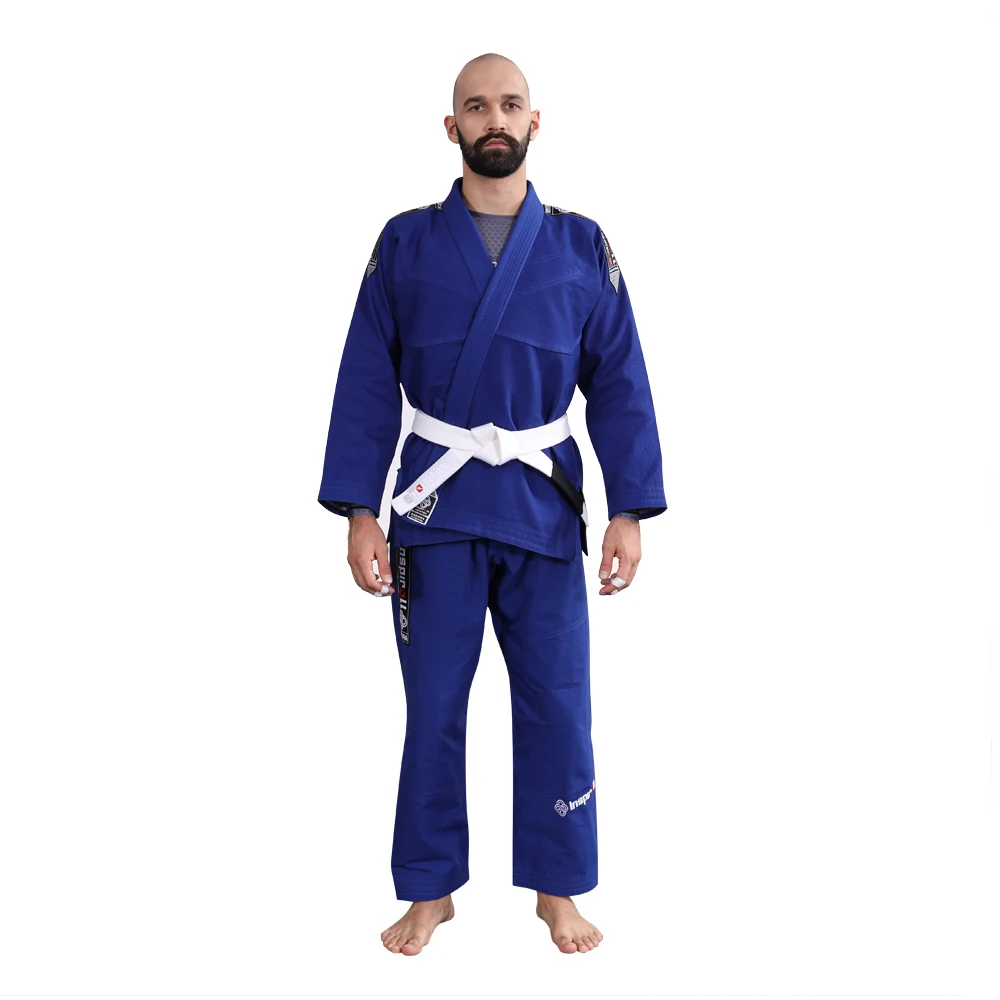 High quality new bjj gi custom jiu jitsu kimonos 2024 Ibjjf Approved Royal Blue