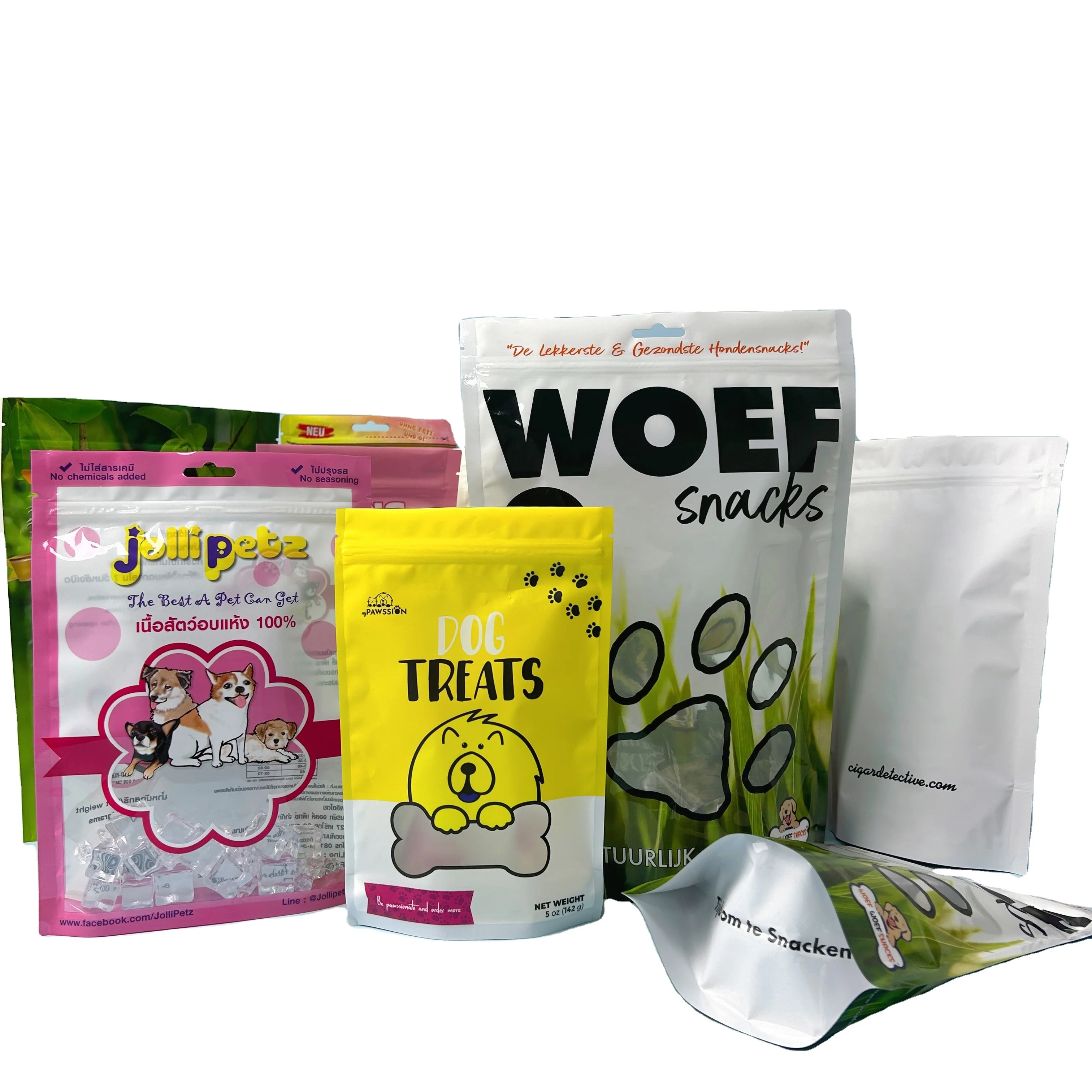 laminated  food grade ziplock bags custom wet food packaging mylar bag foil package dog cat food packaging bag