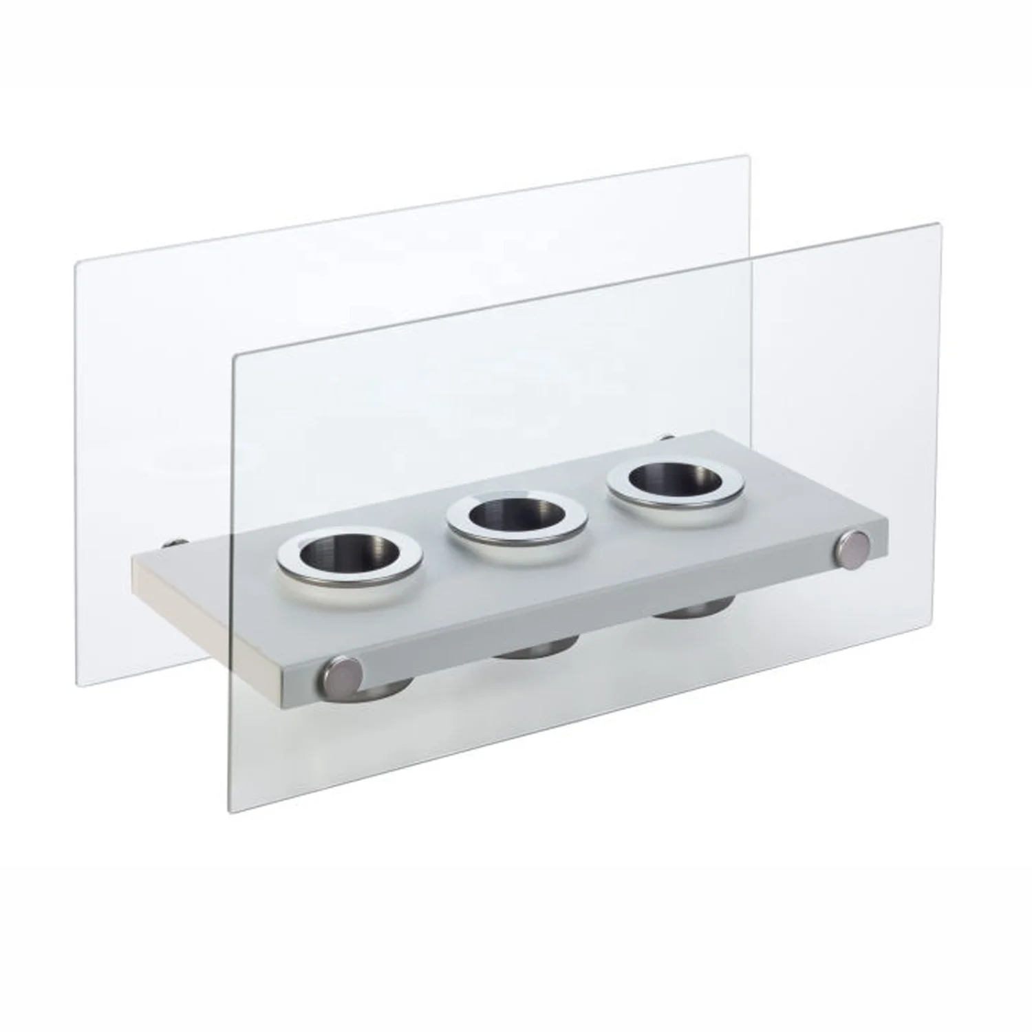 Decorative Triple Gel Fuel Strong Glass Fireplace