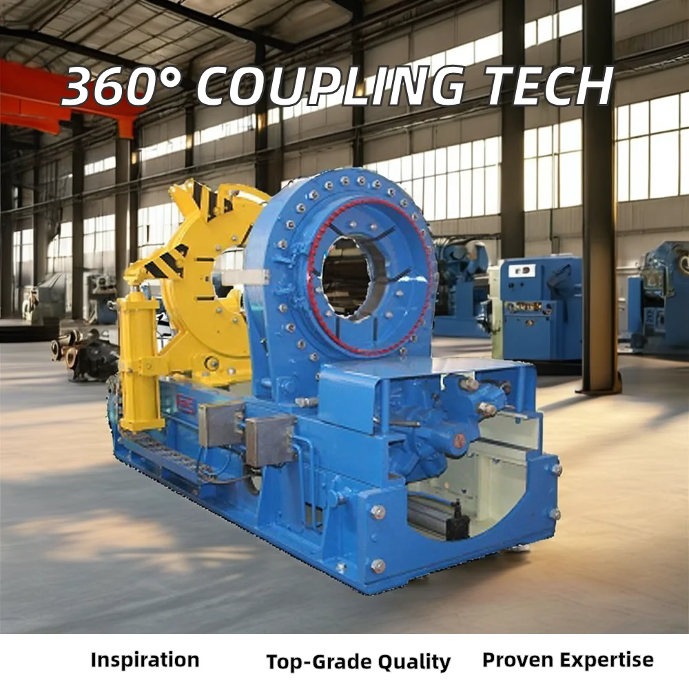 New 360 Degree Rotation Coupling Bucking Unit Hydraulic Torque Control Casing Tubing Makeup Breakout Machine Casting Processing