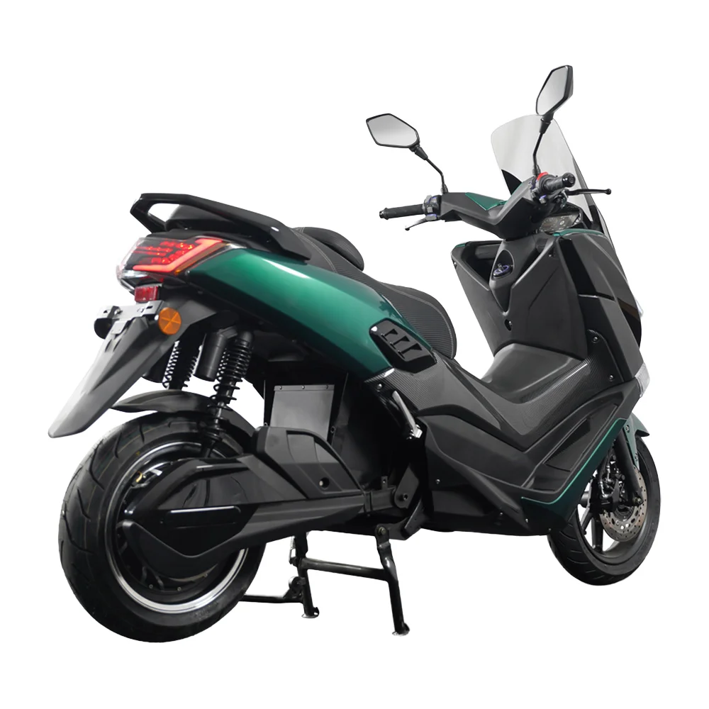 Eec Coc Certificate Electric Moped 110Km/H Speed Full Size Semi Hot Melt Tire Electric Moped Motorcycle