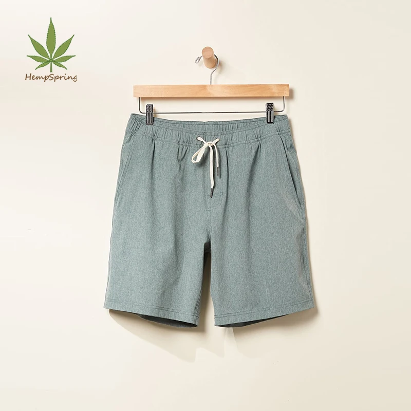 Hempspring Hemp Mens Custom Shorts Natural Eco Summer Men Shorts  Organic Mens Sports Shorts