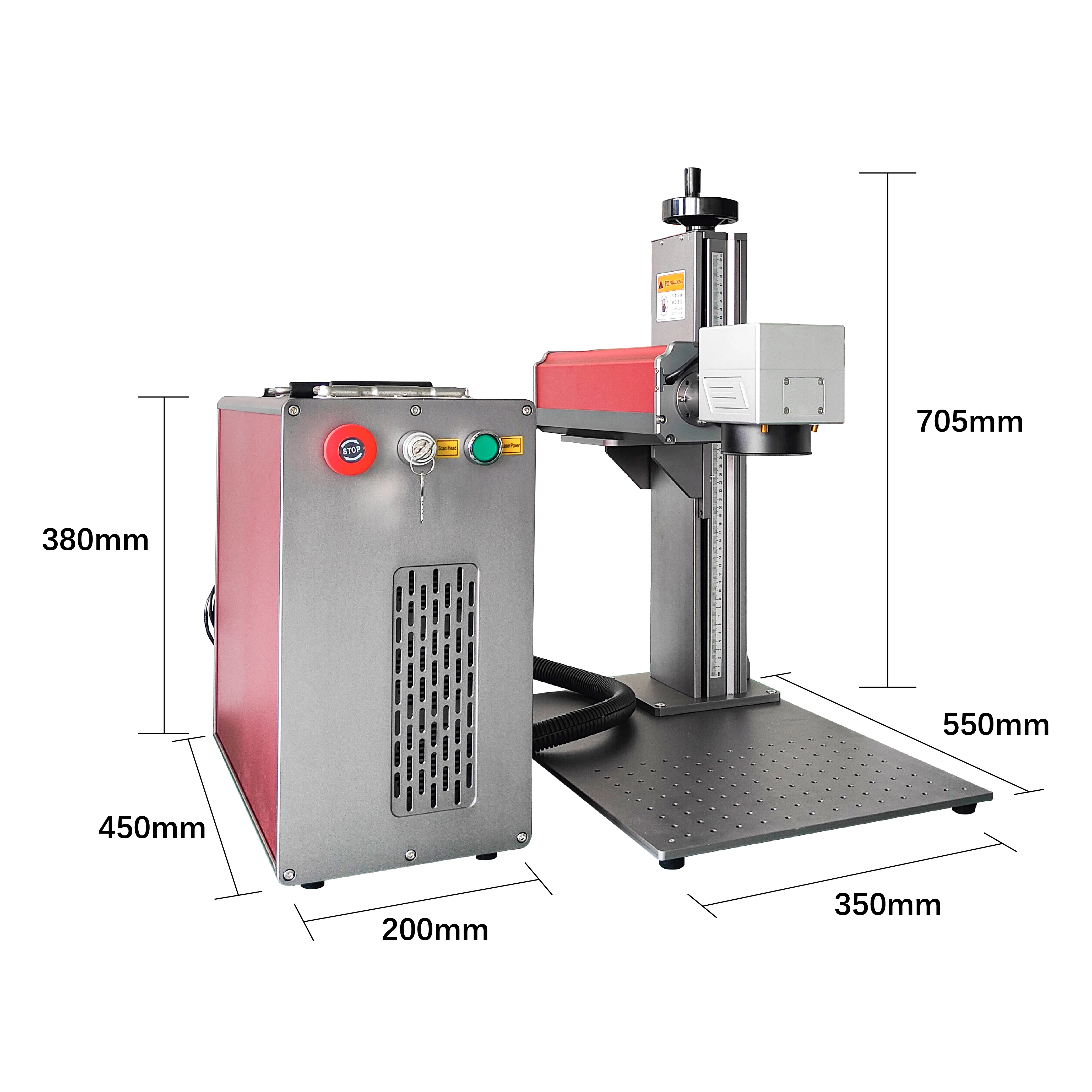 Best laser for printing Arabic letters laser marking machine on plastic metal 30W 50W 60W