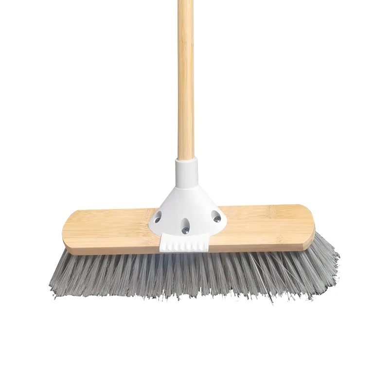Wholesale Eco-friendly Bamboo Household Long Handle Cleaning Sweeping Broom