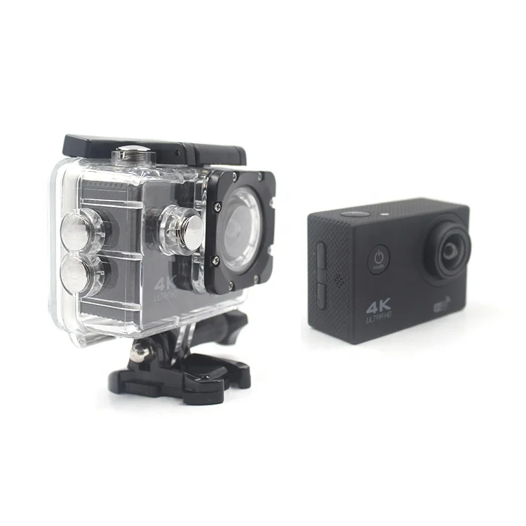 Портативная Экшн-камера на шлем с поддержкой Wi-Fi и функцией записи, с tf-картами на 8 ГБ, Черная