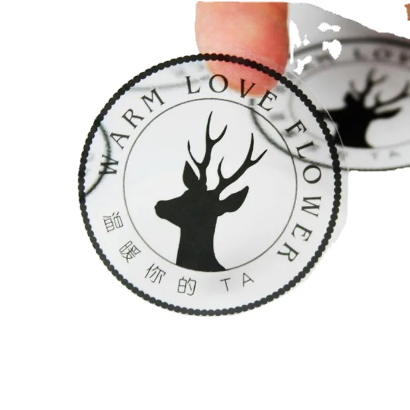 Self-adhesive sticker customized label Waterproof glossy or matte label for bottle