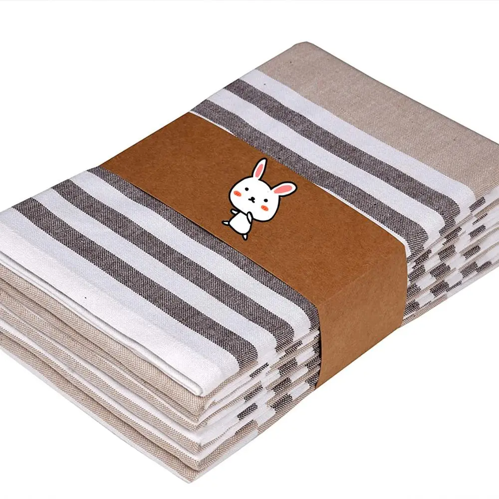 Махровые кухонные полотенца Homaxy из 100% натурального хлопка, 12x12 дюймов, ультравпитывающие полотенца для сушки посуды, клетчатые тряпки для посуды, отлично подходит