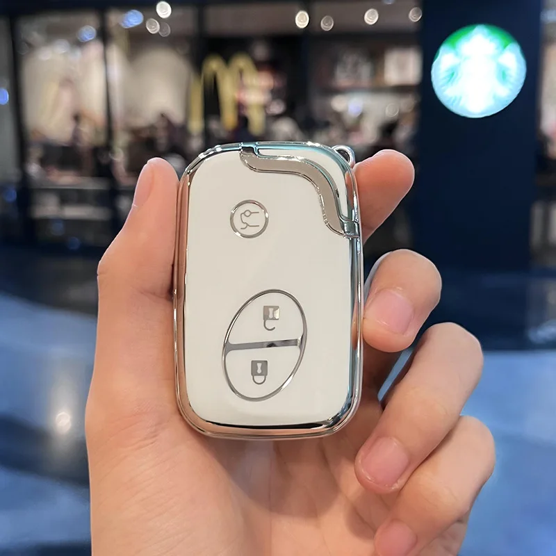 New TPU Model soft car Fob key Cover for Old Lexus 3 buttons car key case accessories