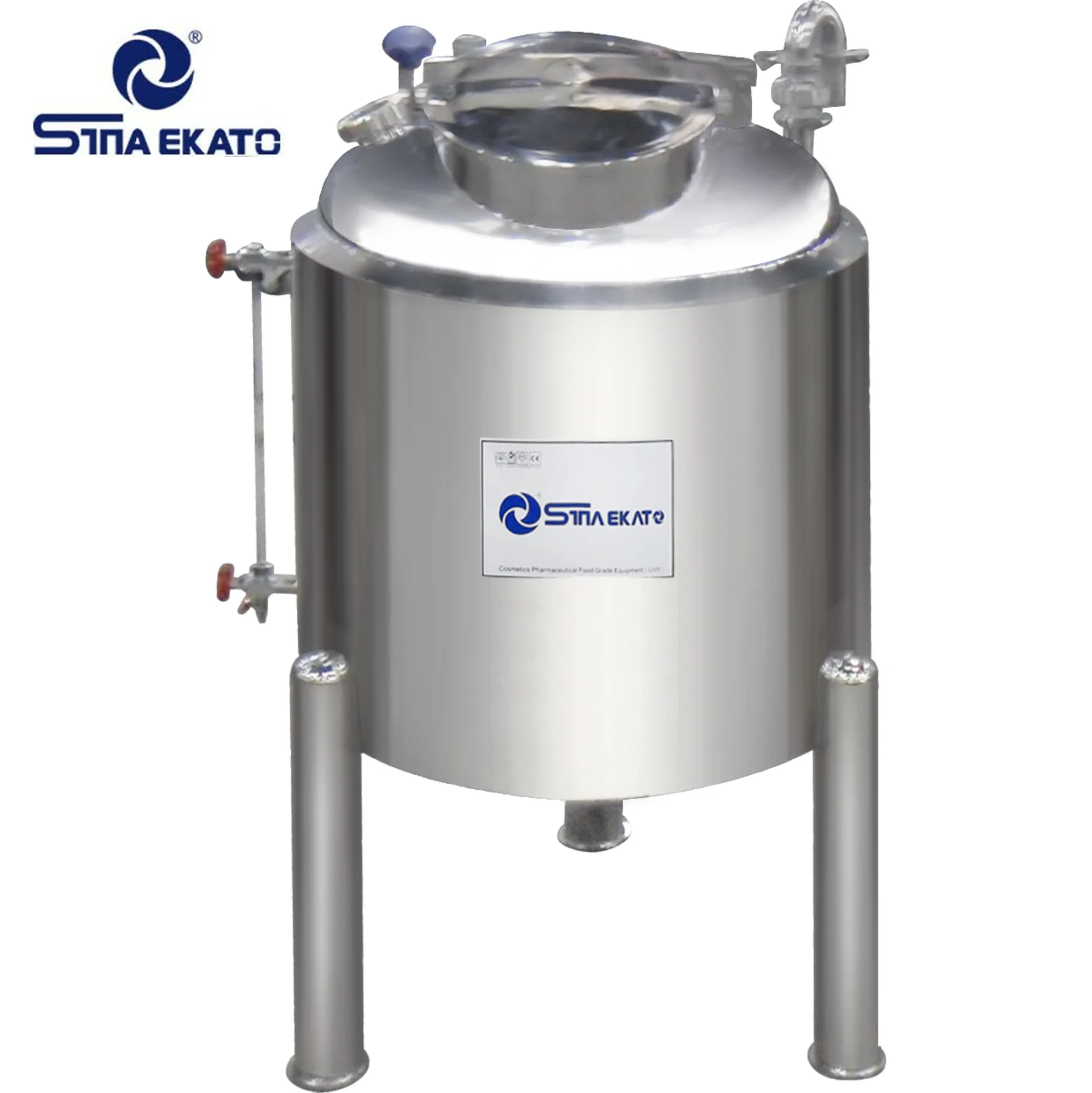 A Complete Range Of Specifications Stainless Steel Chemical Cosmetic Cream Gel Wax Liquid Detergent Soap Shampoo Storage Tank