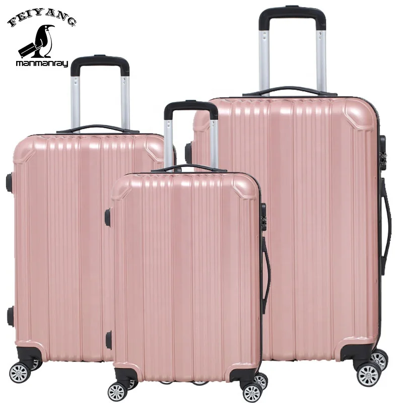 Fashionable universal wheels rolling suitcase trolley luggage case for travelling