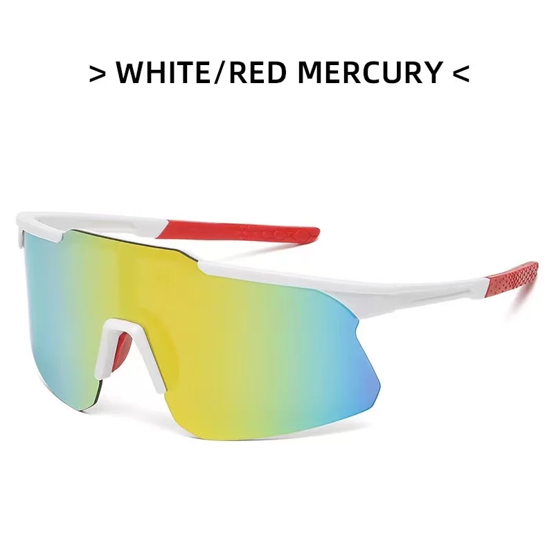 Wholesale Fashion Outdoor Oversized Mirror Lenses Sport Sunglasses Men Women