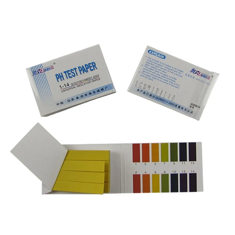 1 Pack / 80 pcs of 1-14 pH Test indicator paper Lab Water Soil Body Aquarium