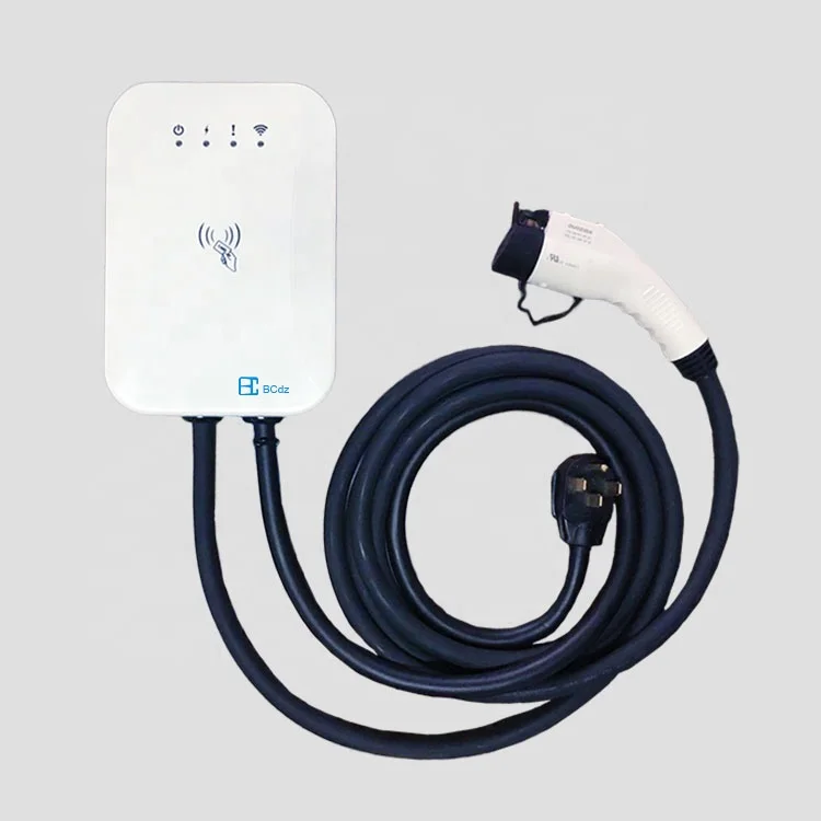 16 a amp Уровень 2 ev зарядное устройство smart wallbox портативное evse 10a 16a Тип 3 контакта cee