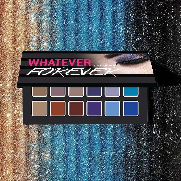 Wholesale Multi-Color Plastic Eye Shadow Palette Rich Pigment Clear Maquillaje for Women DIY Customizable Design