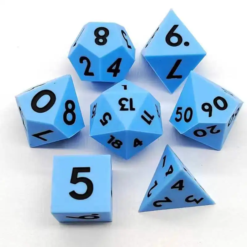 High quality new model custom colorful game silicone dice
