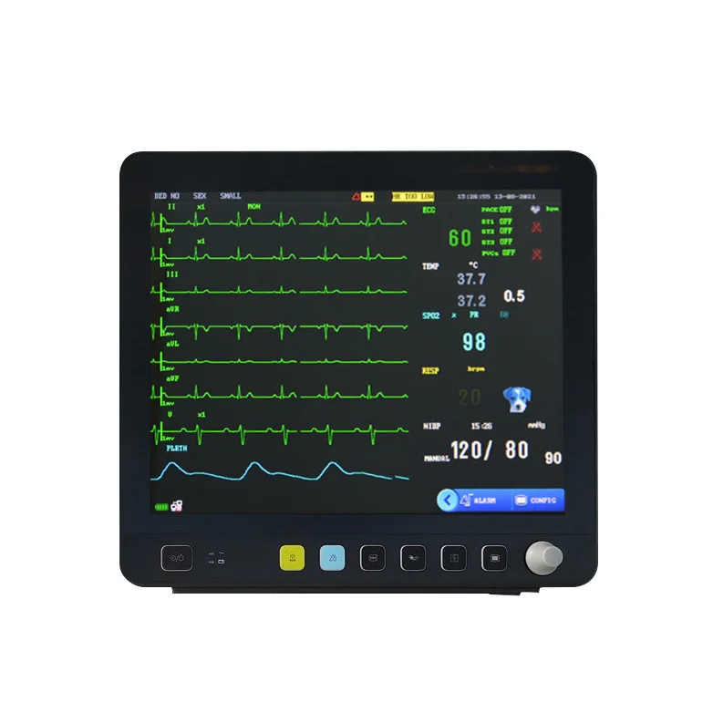 MT MEDICAL 15 Inches Multi-parameter Touch Screen Animals Monitor Large Screen Multiparameter Vet Veterinary Monitor
