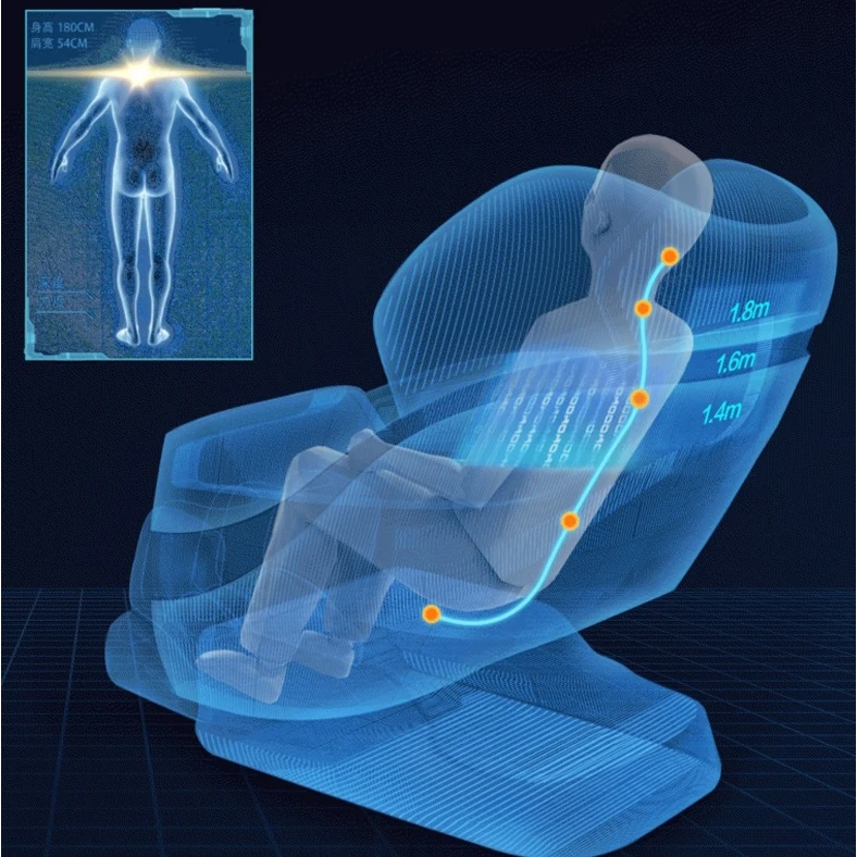 Zhouqi Oem Factory Full Body Massage Chair 4d Zero Gravity Luxury Lcd Touchscreen Ai Space Second Hand King Massage Chair