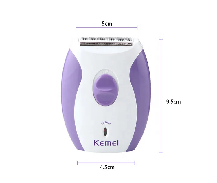 Professional Epilator Women Rechargeable Hair Machine Mini Painless Kemei Epilator km-280R Portable Ladies Shaver
