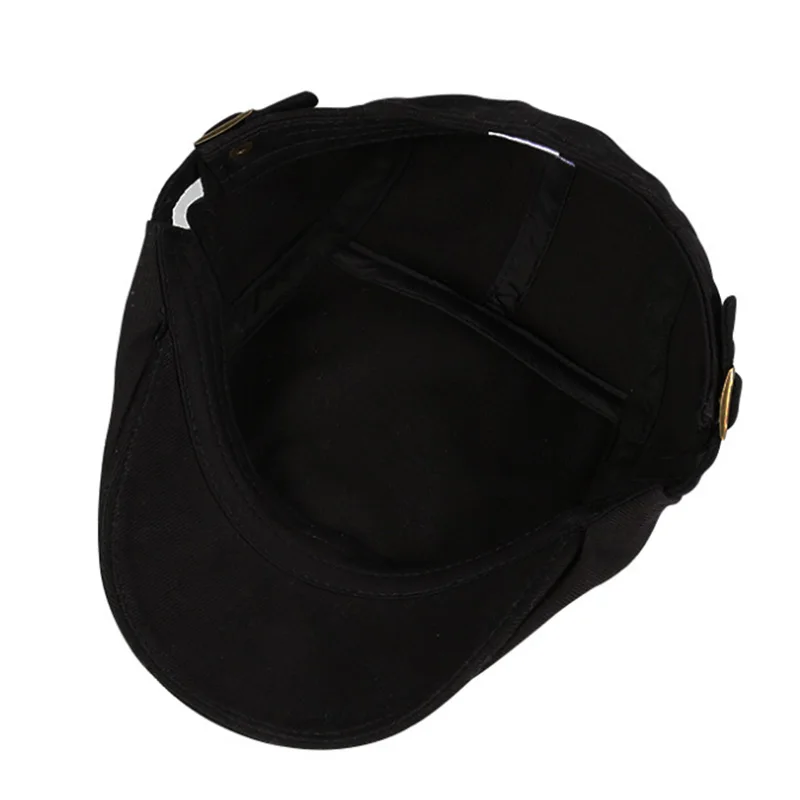 Gatsby Cabbie Beret British cap Newsboy Caps Mens Beret Caps White