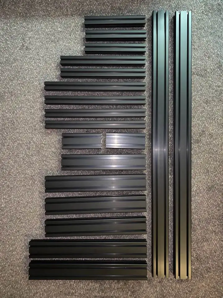wholesale newly design large stock black color anodized t slot complete sim racing rig supplier from China
